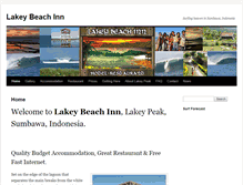 Tablet Screenshot of lakey-beach-inn.com